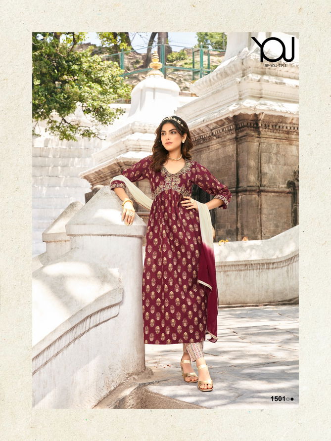 Wanna Siyaahi Alia Cut Readymade Suits Catalog
